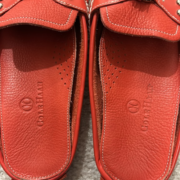 Cole Haan Drivers Flats Mules Coral Color - Picture 3 of 6